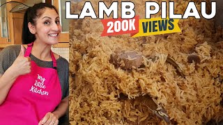 How To Make PERFECT Lamb Pilau  Pulao  Pilaf Rice Recipe Tutorial DIY [upl. by Aikahs]