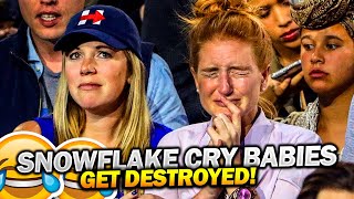 Snowflake Cry Babies Get DESTROYED Cringe Compilation [upl. by Schilling527]