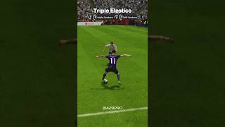 How To Do Triple Elastico Skill Move In FC24 [upl. by Jervis]