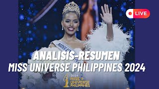 Reaction of Miss Universe Philippines 2024 THE CORONATION  Live Resumen [upl. by Ancell]