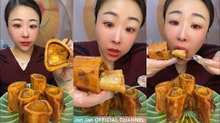 asmr mukbang spicy bone marrow  牛骨髓  牛肉の骨髄  쇠고기 골수  TỦY XƯƠNG BÒ  eatting  Médula ósea 927 [upl. by Ahsitil364]