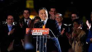 Partei von Ministerpräsident Orbán gewinnt Parlamentswahl in Ungarn [upl. by Urquhart616]