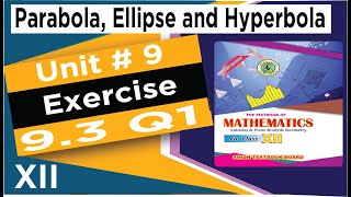 ex 93 ex 93 chapter 9 ellipse q1 new book mathematics exercise 93 math new book class 12th [upl. by Sidras]