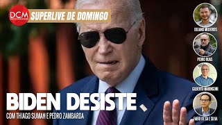 Biden desiste de candidatura contra Trump Boulos lança candidatura com Lula e exprefeitos [upl. by Nnoved]