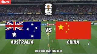 🔴AUSTRALIA VS CHINA  WORLD CUP 2026 AFC QUALIFIERS  LIVE REACTION COMMENTARY [upl. by Till]