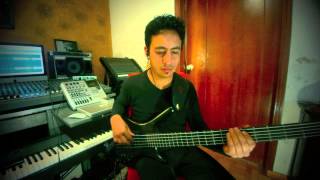 causas y azares bass cover by Alexis Galindo Correa [upl. by Ehctav]