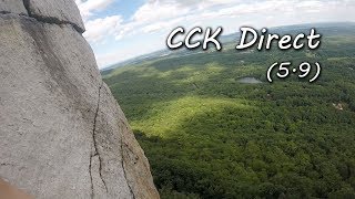 Trad Climbing CCK Direct at The Gunks NY [upl. by Vigor]