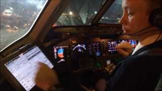 Flying Lufthansa Cargo MD 11F from Frankfurt to New York JFK incl full cockpit landing [upl. by Schacker]