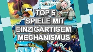 Top 5 Brettspiele mit einzigartigen Mechanismen [upl. by Atnuahs]