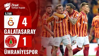 Galatasaray 41 Ümraniyespor MAÇ ÖZETİ Ziraat Türkiye Kupası 5 Tur  18012024 [upl. by Antonie]