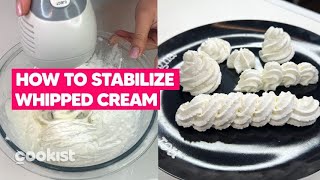 How to stabilize whipped cream this little hack will change your desserts [upl. by Azarria]