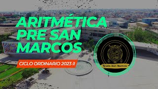 Aritmética Semana 09  Pre San Marcos 2023 II Nuevo Ciclo📚🖥️ [upl. by Neelcaj]