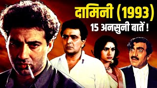 Damini 1993 Movie Unknown Facts  Rishi Kapoor  Meenakshi Sheshadri  Sunny Deol  Amrish Puri [upl. by Ecneitap552]