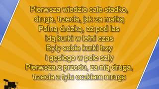 Były sobie kurki trzy  z linią melodyczną  karaoke [upl. by Kano892]