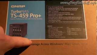 Unboxing di QNAP TS459 Pro  esclusiva mondiale [upl. by Onit]