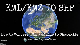 How to Convert KMZ file to ShapeFile in SGIS  KML  KMZ to SHP  Google Earth [upl. by Yesrod]