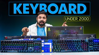 Best Gaming Mechanical Keyboard under 2000 of 2024  Best Gaming keyboards of 2024 [upl. by Ammeg623]