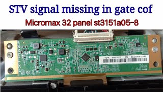 st3151a058 Panel repair32 inch led tv gate cof stv signal problemFind and how to repair [upl. by Marchal]