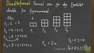 Figurtall Direkteformel og følgeformel [upl. by Akirre451]