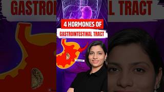 4 Hormones of Gastrointestinal Tract neetbiology neet2024 neetexam neetpreparation [upl. by Bonacci]