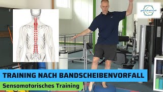 Training nach Bandscheibenvorfall  Sensomotorisches Training [upl. by Dunn]