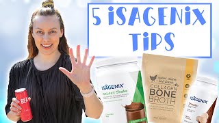 FIVE TIPS  Using Isagenix [upl. by Ert]