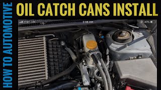 Installing Boomba Racing Oil Catch Cans For A 20152018 Subaru WRX stage 1 And 2 [upl. by Hanny]