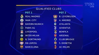 Previewing the new UEFA Champions League draw format [upl. by Atikir]