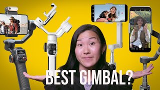 Best Smartphone Gimbal 2024 Insta360 Flow vs DJI OM 6 vs Zhiyun Smooth 5S vs Hohem iSteady M6 [upl. by Maiga]