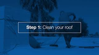 Henry How to Apply Henry® Elastomeric White Roof Coatings for Energy Savings [upl. by Ybrik908]