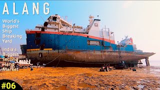 Alang  World Biggest Ship Breaking Yard  India Biggest Second Hand Market  9 Days Road Trip [upl. by Azarcon]