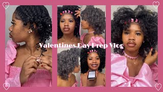 Valetines Day GRWM Vlog Eyebrows Lashes Hair  Girl Talk About Dating [upl. by Etiuqal774]