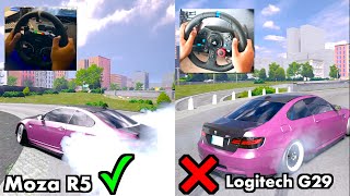 Moza R5 vs Logitech G295 Reasons I Upgraded Goodbye Logitech [upl. by Atinram]