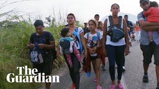 On the road with the migrant caravan [upl. by Stoecker]