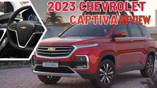 Chevrolet Captiva 2023 Review English  Full Options  Test Drive  Interior  Dubai UAE  Ucars [upl. by Whitnell]