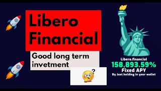 Libero Financial Token Review  Fixed APY  15889359 [upl. by Nivla]