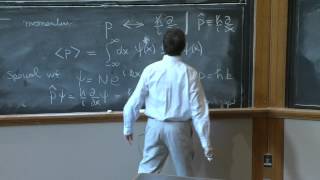 Lecture 5 Operators and the Schrödinger Equation [upl. by Iblehs]