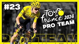 TOUR DE FRANCE 2024  PRO TEAM 23  Maillot Jaune au Galibier [upl. by Emiaj]