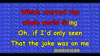 Bee Gees I started a joke Karaoke [upl. by Catrina]