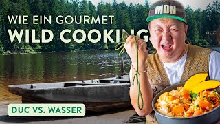 Veganer GemüseReis mit gefiltertem Wasser 🍛  Wie ein Gourmet  Wild Cooking [upl. by Adnawat]