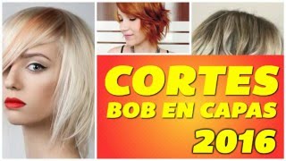 Cortes Bob en capas 2017 [upl. by Seda]