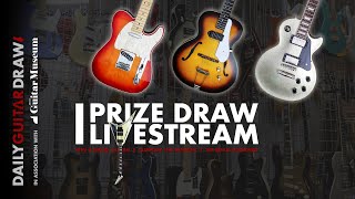 57  Fender Deluxe Tele amp 2 more DAILY GUITAR DRAW Competition Prize Draw Live 29082023 1600 UK [upl. by Ennairda]