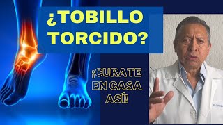 TORCEDURA DE TOBILLO CÓMO CURARSE EN CASA DE FORMA SEGURA [upl. by Aiselad142]