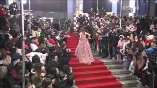 SNSD Yoona  Red Carpet  121231 KBS Drama Awards [upl. by Nylazor]