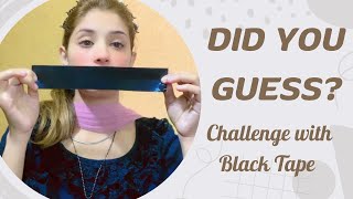 Face Cover  OTN With Black Tape  Mostly Requested by our Viewers 🥰 aqsaadil viralvideo funny [upl. by Aryan]