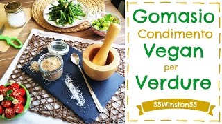 Prepariamo il Gomasio  Condimento Vegan per Insalate Verdure e Zuppe [upl. by Rimma]