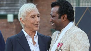 Watch Martina Navratilova inducts Leander Paes into 2024 International Tennis Hall of Fame [upl. by Kayla]