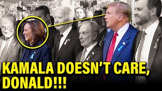 Watch Kamala SNUB TRUMP on LIVE TV HES STUNNED [upl. by Durward]