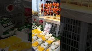 Fresh Fruit Bar Petaling Street Food In KL [upl. by Alahc]