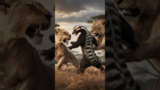 Honey Badger Stoffel Escapes His Enclosure and Battles a Lion [upl. by Sarita619]